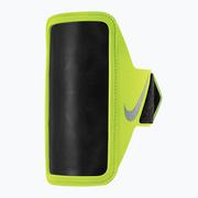 Etui i futerały do telefonów - Opaska na telefon do biegania Nike Lean Arm Band Regular volt/black/silver - miniaturka - grafika 1