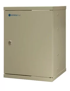 EmiterNet Szafa wisząca niedzielona 10'' 9U, drzwi blacha, 325×330x445mm (szer./gł./wys.) - Akcesoria do serwerów - miniaturka - grafika 2