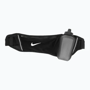 Pas do biegania Nike Flex Stride Bottle Belt 355 ml black/silver - Pozostały sprzęt i akcesoria do ćwiczeń - miniaturka - grafika 1