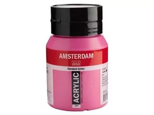 Talens Amsterdam, farba akrylowa, 500 ml, Fiolet czerwony permanentny, jasny - Przybory szkolne - miniaturka - grafika 2
