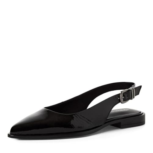 Tamaris Damskie czółenka Sling 1-29414-46, Black Patent, 38 EU