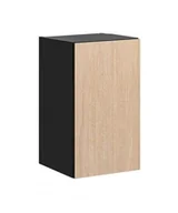 Szafki kuchenne - Szafka kuchenna, wisząca, Roma, 40x30x72 cm, czarny, jodełka, mat - miniaturka - grafika 1