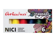 Pasmanteria - Zestaw nici Talia 120/200mb 6 kolorów Ariadna - miniaturka - grafika 1