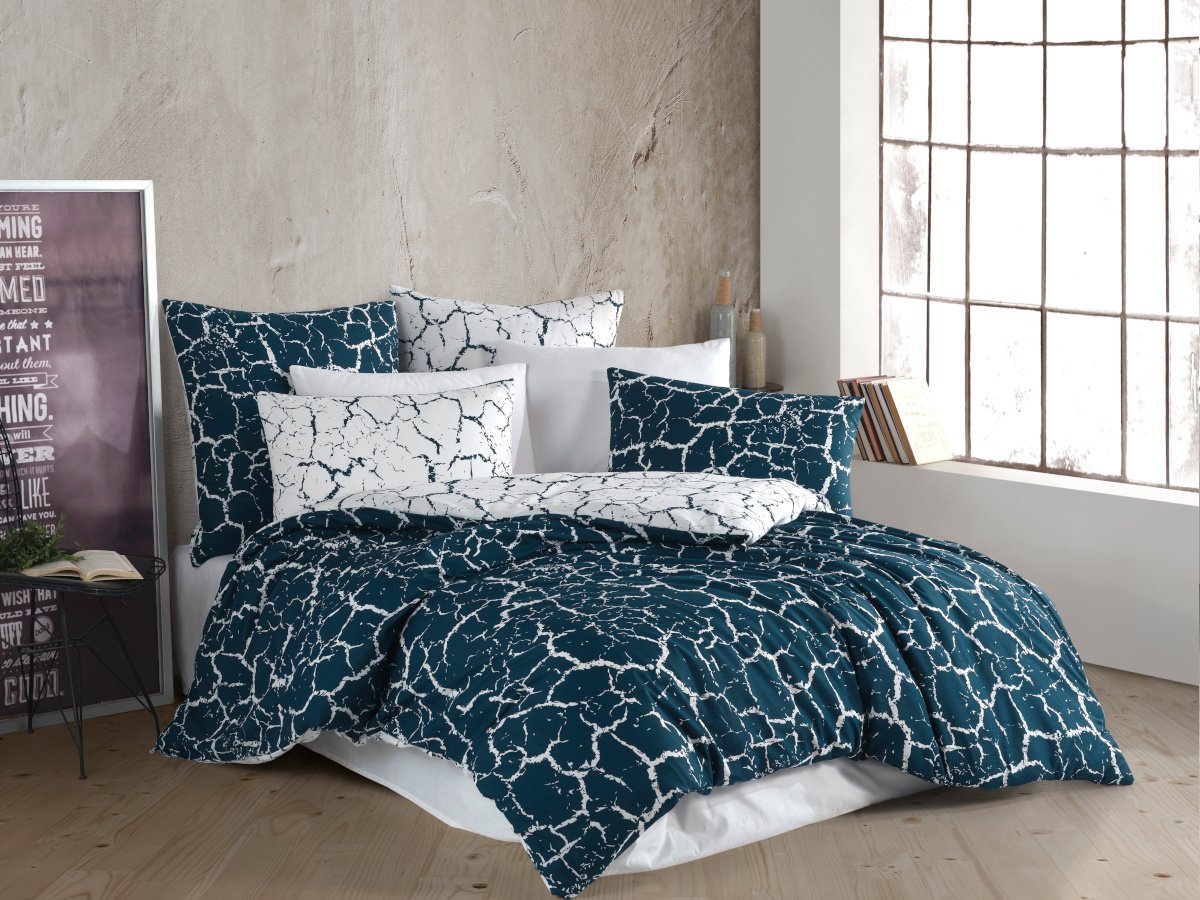 Rozszerzona pościel bawełniana 140x220, 70x90cm Mglista zieleń