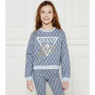 Guess Bluza Regular Fit - Bluzy dla dziewczynek - miniaturka - grafika 1