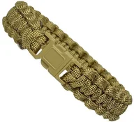 Akcesoria turystyczne - Mil-Tec Bransoleta Paracord 15mm Coyote - Coyote - XL - miniaturka - grafika 1