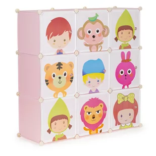 Szafka regał dla dzieci modułowa 9 półek dziecięca - Szafy i szafki dla dzieci - miniaturka - grafika 1