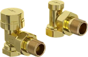 Zawory i kraniki - Mexen zawory grzejnikowe kątowe, złote - W901-000-50 - miniaturka - grafika 1