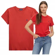 Koszulki i topy damskie - t-shirt damski polo ralph lauren premium koszulka damska czerwona logo t-shirt damski polo ralph lauren premium koszulka damska czerwona logo r.S - miniaturka - grafika 1