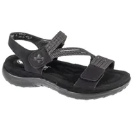 Sandały damskie - Sandały Rieker Sandals 64870-00 czarne - miniaturka - grafika 1