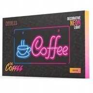 Pozostałe oświetlenie - Neon plexi LED coffe niebiesko-różowy NNE11 neolia - miniaturka - grafika 1