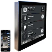 Systemy inteligentnych domów - Shelly Wall Display - inteligentny panel sterowania z przełącznikiem 5A i kolorowym wyświetlaczem WiFi/Bluetooth - miniaturka - grafika 1
