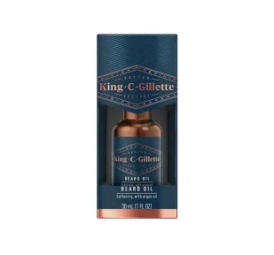 Gillette King C. Gillette olejek do pielęgnacji zarostu 30ml - Kosmetyki i akcesoria do pielęgnacji brody - miniaturka - grafika 1
