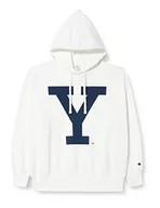 Bluzy damskie - Champion Damska bluza z kapturem Legacy College Powerblend Oversize, biała, XXL - miniaturka - grafika 1