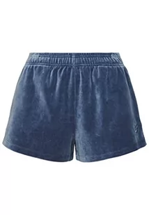 Superdry Code SL Velour Krótka bluza damska, Flint Stone Blue Grey, 34 - Bluzy damskie - miniaturka - grafika 1