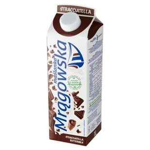 Mlekpol Maślanka Mrągowska stracciatella 1 l - Soki i napoje niegazowane - miniaturka - grafika 1