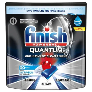 Quantum Ultimate kapsułki do zmywarki 30szt Regular - Środki do zmywarek - miniaturka - grafika 1