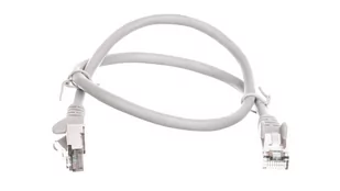 Wentronic Wentronic Patchcord CAT5e SF/UTP 0.5m szary 50143 - Kable miedziane - miniaturka - grafika 1