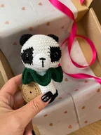 Maskotki i pluszaki - Maskotka panda, prezent dla dziecka, panda przytulanka, prezent dla noworodka - miniaturka - grafika 1