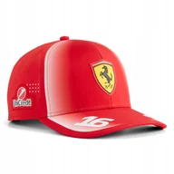 Czapki dla dzieci - Czapka dziecięca Scuderia Ferrari F1 2026 Charles Leclerc Czerwona - miniaturka - grafika 1