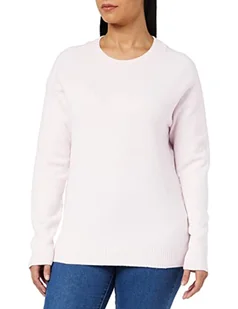 Vero Moda Damska bluzka Vmdoffy Ls O-Neck Ga Noos sweter, Parfait różowy/szczegóły: melanż, L - Bluzki damskie - miniaturka - grafika 1
