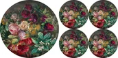 Obrusy i serwetki - Zestaw podkładek na stół okrągłych 1+4 - BUKIET - miniaturka - grafika 1