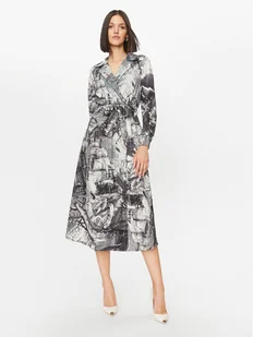 Imperial Sukienka codzienna A9990005Q Szary Regular Fit - Sukienki - miniaturka - grafika 1