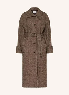 Marella Płaszcz Bouclé braun - Płaszcze damskie - miniaturka - grafika 1