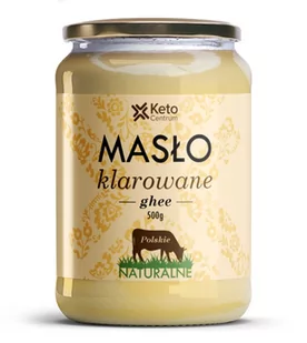 Masło klarowane (ghee) Keto Centrum 500 g - Słodkie kremy i masła - miniaturka - grafika 1