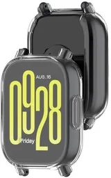 Bizon Etui z osłoną ekranu Case Watch Felipe do Xiaomi Redmi Watch 5 Lite, przeźroczyste - Akcesoria do smartwatchy - miniaturka - grafika 1