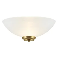 Lampy ścienne - Lampa ścienna Welles - Endon Lighting - biała, złota - miniaturka - grafika 1