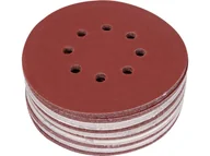 Materiały ścierne - KRĄŻEK ŚCIERNY NA RZEP 8 OTWORÓW, P240 150MM 50SZT. - miniaturka - grafika 1
