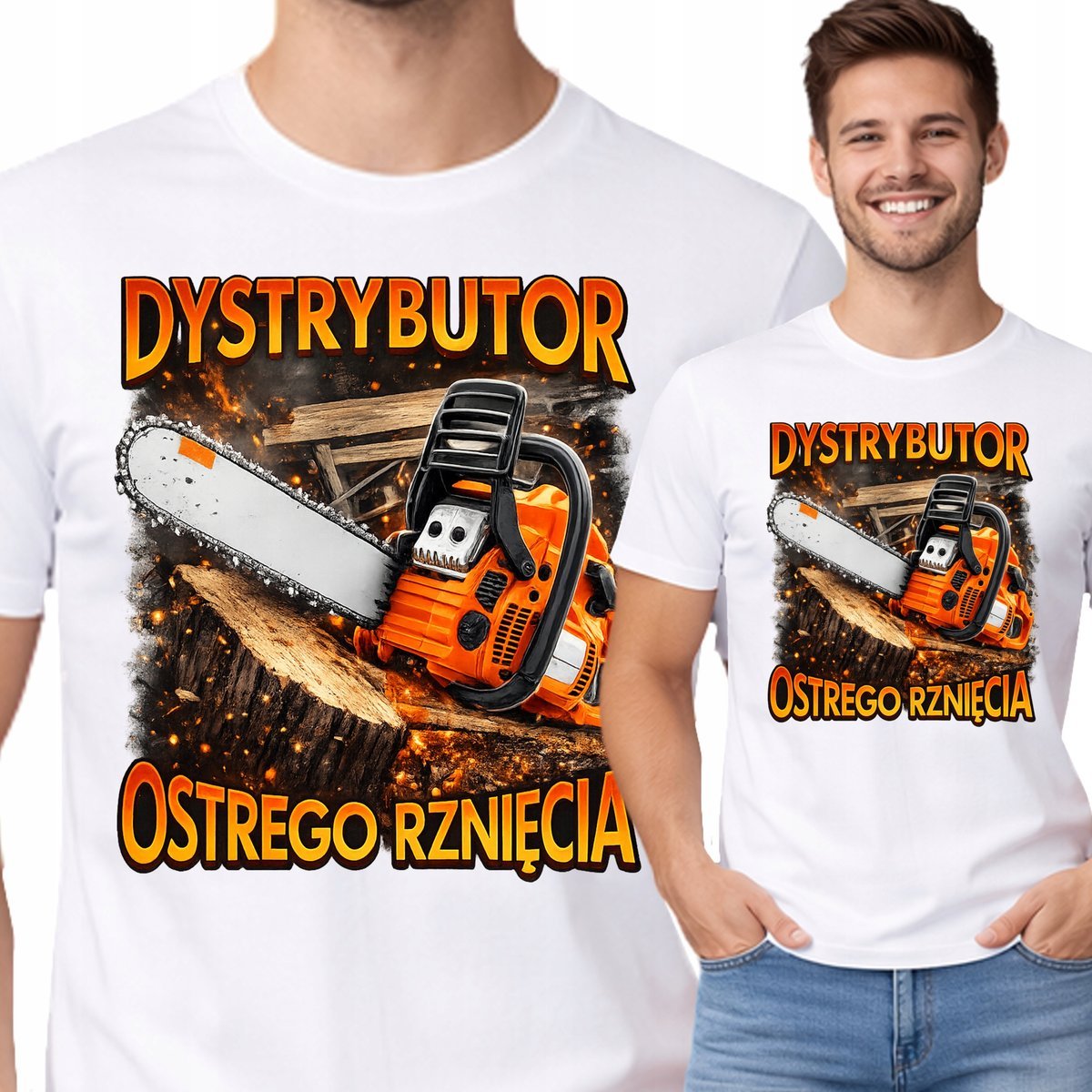 Dystrybutor Rżnięcia Koszulka Męska z Nadrukiem Śmieszna XXL P404