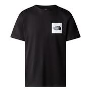Koszulki sportowe męskie - Koszulka The North Face Fine 0A87NDJK31 - czarna - miniaturka - grafika 1