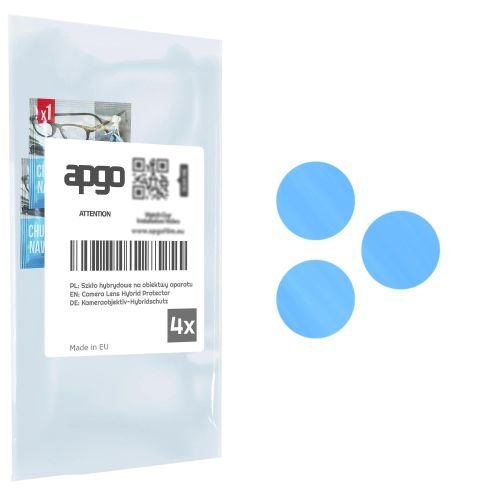 4x szkło hybrydowe na aparat obiektyw kamerę 9H do Doogee N55 Pro - apgo hybrid Camera Lens Protector