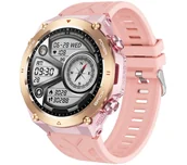 Smartwatch - Rubicon GPS RNCF37 Różowy - miniaturka - grafika 1