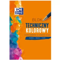 Szkolne artykuły papiernicze - Hamelin BLOK TECHNICZNY A3/10K KOLOROWY 07259 AP07259 - miniaturka - grafika 1