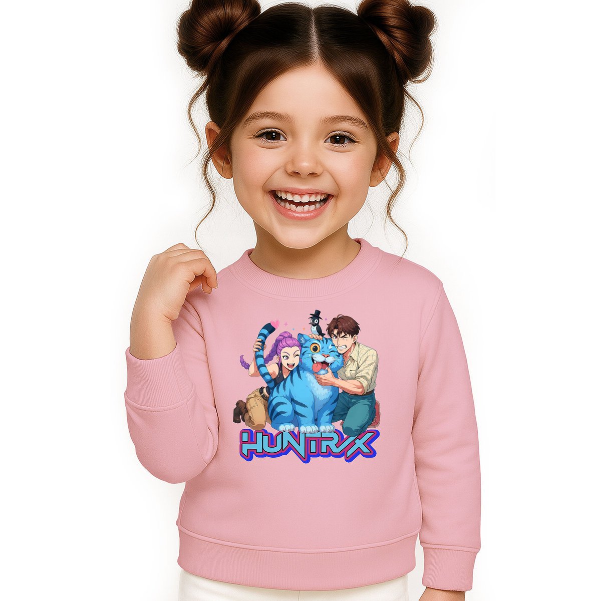 BLUZA DZIECIĘCA KPOP DEMON HUNTERS HUNTRIX 134-140 BAWEŁNIANA JAKOŚĆ