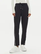 Spodnie sportowe damskie - Liu Jo Sport Spodnie dresowe TF4271 FS576 Granatowy Regular Fit - miniaturka - grafika 1