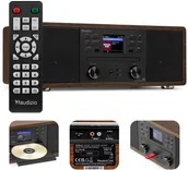 Radioodtwarzacze - Audizio Avola CD/BT/DAB+/WIFI brązowy one size - miniaturka - grafika 1