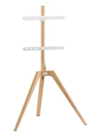 Uchwyty do telewizora - Gear4U G4U-TV-STAND-WHITE (65") Biały, Drewno - miniaturka - grafika 1