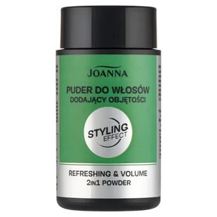 Joanna Styling Effect Puder do Włosów Dodający Objętości 10g - Kosmetyki do stylizacji włosów Joanna Styling Effect Puder do Włosów Dodający Objętości 10g - Kosmetyki do stylizacji włosów - miniaturka - grafika 1