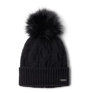 Columbia Damska czapka typu beanie, dzianinowa czapka typu beanie z pomponem - Czapki damskie - miniaturka - grafika 1
