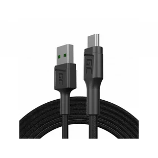 Green cell Kabel Przewód Green Cell GC PowerStream USB-A - USB-C 200 cm szybkie ładowanie Ultra Charge, QC 3.0 GC PowerStream - Kable USB - miniaturka - grafika 2