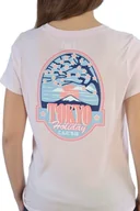 Koszulki i topy damskie - WRANGLER REGULAR TEE CRADLE PINK RÓŻOWY T-SHIRT DAMSKI - miniaturka - grafika 1