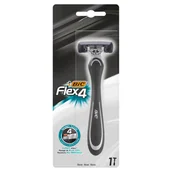 Maszynki do golenia i wkłady - BiC FLEX 4 JEDNOCZĘŚCIOWA 4 OSTRZOWA MASZYNKA DO GOLENIA - miniaturka - grafika 1