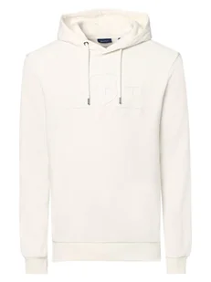 Gant - Męska bluza z kapturem, biały - Bluzy męskie - miniaturka - grafika 1