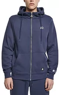 Bluzy męskie - Starter Black Label Męska bluza z kapturem Essential Zip Hoody z kapturem, ciemnoniebieska, XL - miniaturka - grafika 1