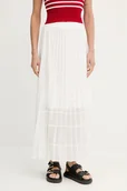 Spódnice - Morgan spódnica JILA kolor biały midi rozkloszowana JILA - miniaturka - grafika 1