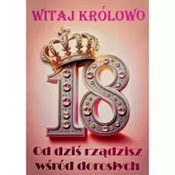 Kartki okolicznościowe i zaproszenia - Karnet Urodziny 18 3K - miniaturka - grafika 1